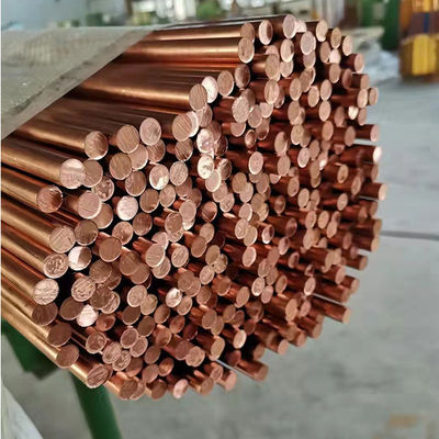 লাল ASTM B151M কপার রাউন্ড বার কপার নিকেল বার 6m 2m