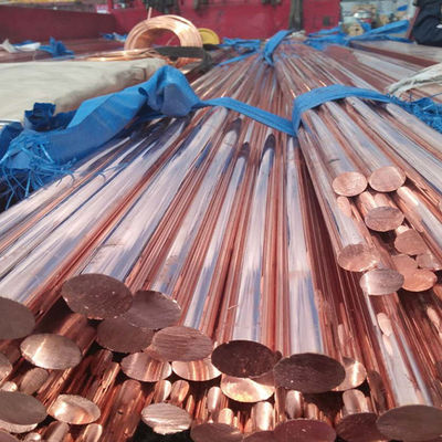 লাল ASTM B151M কপার রাউন্ড বার কপার নিকেল বার 6m 2m