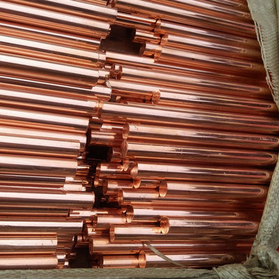 লাল ASTM B151M কপার রাউন্ড বার কপার নিকেল বার 6m 2m