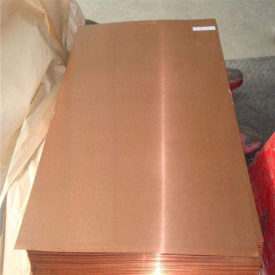 H65 H62 C1100 পাতলা লাল কপার প্লেট শীট 0.8 মিমি থেকে 55 মিমি 1500X 3050 মিমি