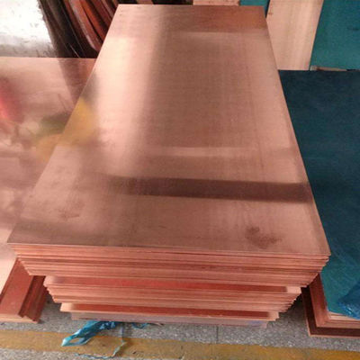JIS ASTM B152M কপার প্লেট শীট কপার প্লেটেড শিট মেটাল 2500mm
