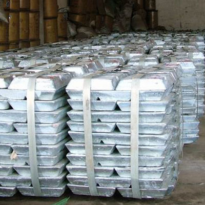 JIS AISI জিঙ্ক ইনগট ক্লিন সারফেস 99.995% 420 X 205 X 55mm