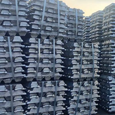 দস্তা অ্যালুমিনিয়াম ইঙ্গট ADC12 A8 A360 A380 A00 জিঙ্ক মেটাল ইনগট 99.9 99.8