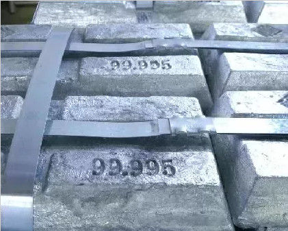 99.95% উজ্জ্বল সারফেস জিঙ্ক ইঙ্গটস হোয়াইট মেটাল