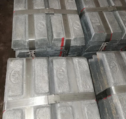 99.95% উজ্জ্বল সারফেস জিঙ্ক ইঙ্গটস হোয়াইট মেটাল