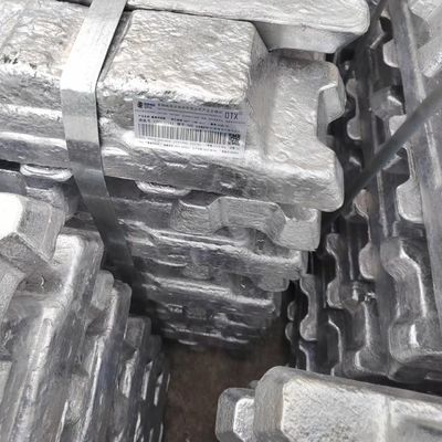 অ্যালুমিনিয়াম ইংগট A8 99.8% খাঁটি অ্যালুমিনিয়াম ইনগট ফ্যাক্টরি প্যাকেজিং