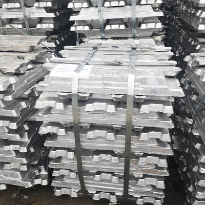 কারখানার বিক্রয় অ্যালুমিনিয়াম ইনগল A7 99.7%এবং A9 99.9%অ্যালুমিনিয়াম ইনগল